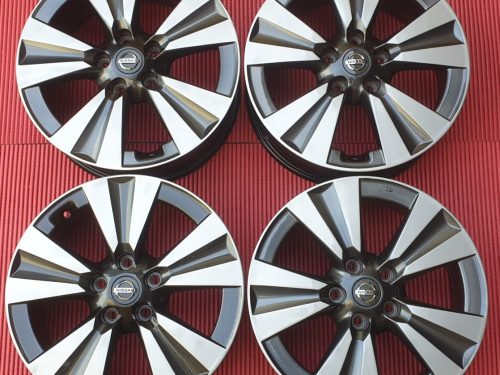 4343-Jantes 17 5x114.3 Originais Nissan Leaf Pulsar Juke etc.